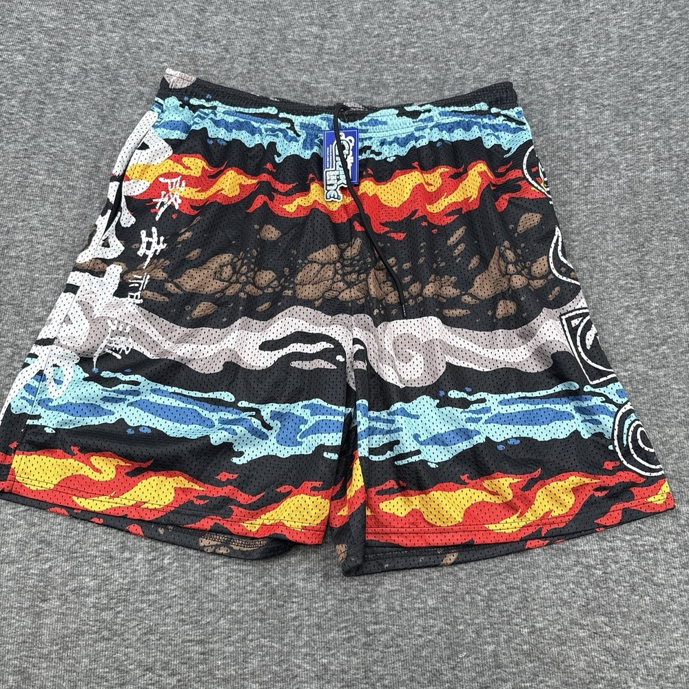 Chalk Line Avatar Last Airbender Elements Retro Shorts Mens 4XL Nickelodeon NWT
